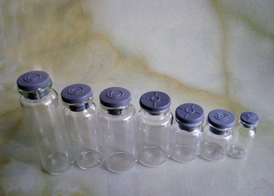 De vloeibare Flesjes van het Geneeskunde Kleine Glas/de Minikurken van Glasflessen met Golfplaat GLB