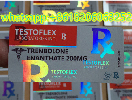 Cypionaat 10 ml Pharma Sticker Verpakking Sust Label