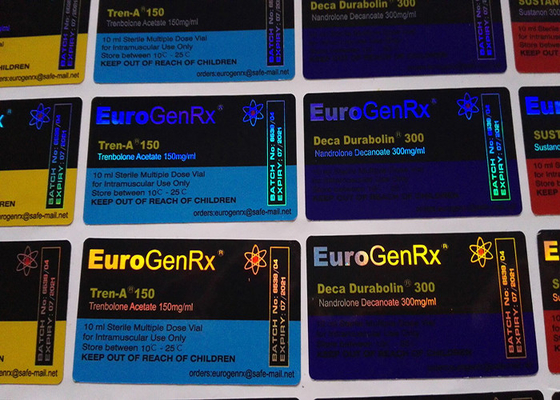 Euro Gen Rx Deisgn medicatie-etiketstickers, sterke zelfklevende apotheeketikettenstickers