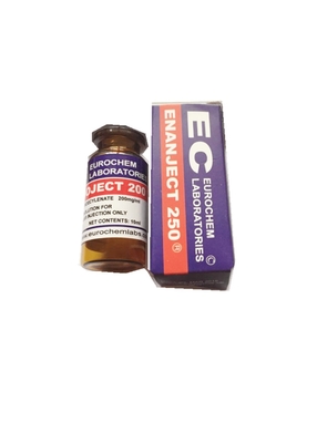 Euochem Laboratories Verpakking 10 ml flesetiketten en dozen met flacon voor test E