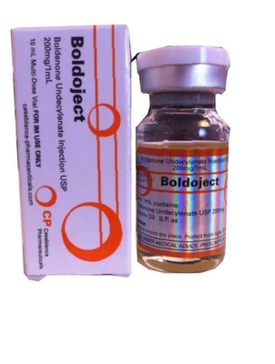 Sliver Laser Custom Vial Labels voor Boldenone Undecylenate die anabole flacon injecteert