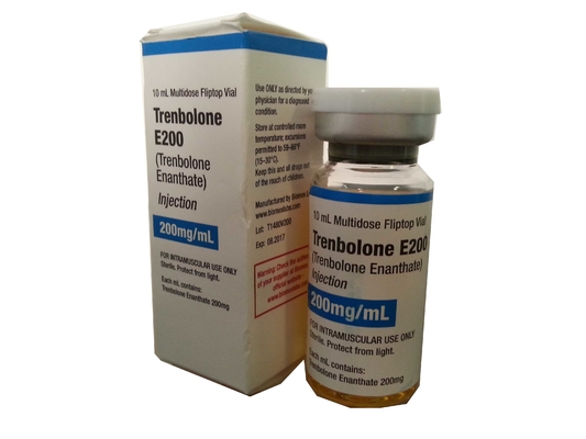Witte PVC 10ml Multidose Flitop Custom Vial Labels voor test Enanthate 200