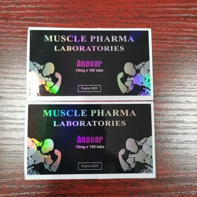 Farmaceutische 10 ml 30 mg injectieflacon Flacon Hologram Label Sticker
