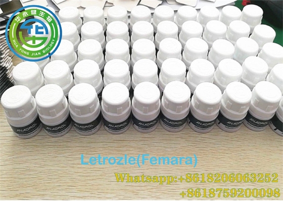 Orale flacon Femara-tabletten flacon Bodybuilding Cycle Letrozol 2,5 mg x 100 flesetiketten