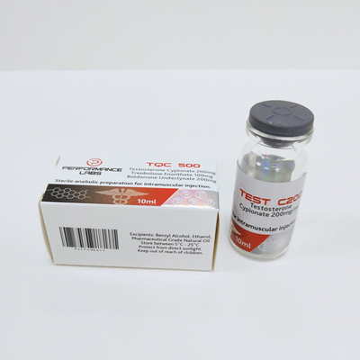 Hormoongeneesmiddelen flacon Flaconlabels en doos voor injectieflacons