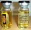 Goudkleurige PET-flaconflesetiketten voor tren Enanthate-product