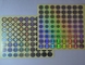 Stickers van de laser de Holografische Cirkel voor 10ml Vial Box Sealing