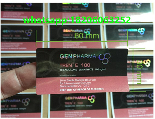 Gen Pharma flacon Strong 10ml Hologram Vial Labels Mast P