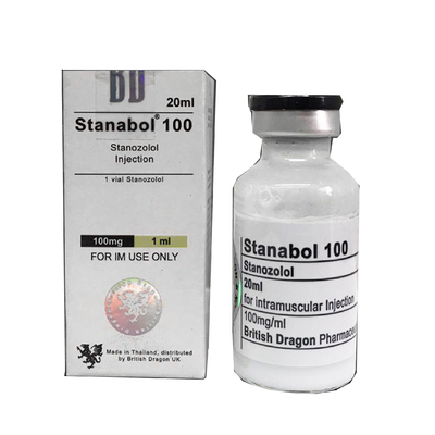 Stanabol 100 voor British Dragon Vial en orale plastic flessen Etiketten en dozen