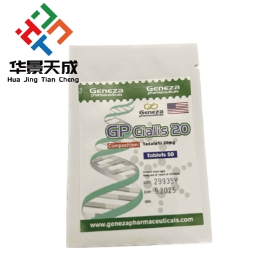 Clenbuterol orale tabletten Verpakkingsetiketten Farmaceutische laboratoriumgeneeskunde Sticker Etiket