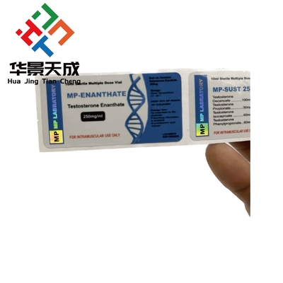 Test E 250 10 ml flacon Etiketten Steroïde Injectie Etiketten