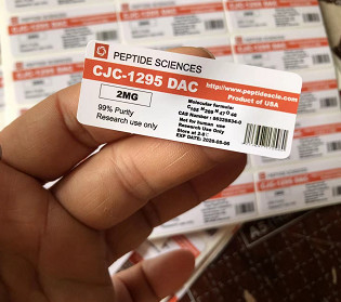 Peptide HcG HG H Injectiefles Etiketten Afdruk van 2 ml Fles En 1 ml Ampulle