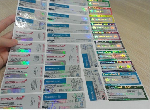 Op maat gemaakte vierkante kleefkleefkleppen voor 10 ml medicijnflessen