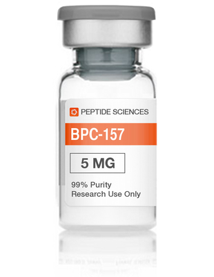 Bpc 157 5 mg Peptide Zelfklevend 2 ml Flacketten Etiketten Kleefmiddel Waterdicht