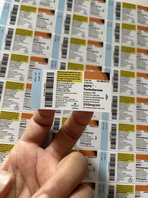 Test Sustan Apotheek Flesse Etiketten Voor 10 ml Vials