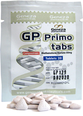 Het Genezalaboratorium Primo Tabs Methenolone Acetate Pill doet Etiketten in zakken