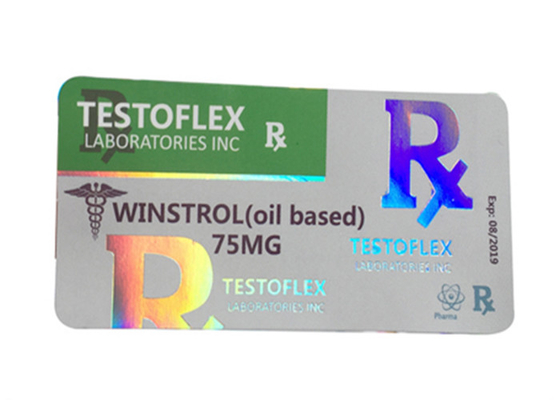 Winstrol Olie Basis Farmaceutisch Hologram 10 ml Vial 10 ml Vial Etiketten