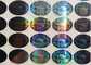 Van het de Ellips 3D Hologram van het douaneembleem Materiaal van de de Stickerpet-folie voor Verpakking
