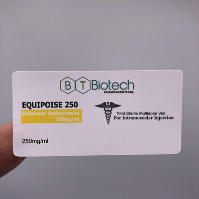 Biotech Brand Strong Adhesive Vinyl 10 ml Flasket Etiketten Voor Mensen Gezondheid Producten