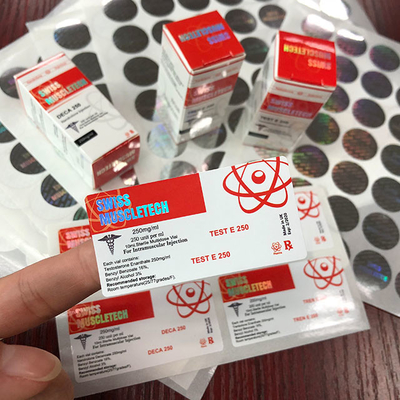 Sustannon 250 Professional Plastic 10ml Flasket Sticker 10ml Flasket Etiketten Voor Farmaceutische Verpakking