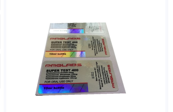 Laboratoriumetiket Vervaardiger Glasflaconetiketten Voor Testosteron Propionaat 10 ml flessenetiketten