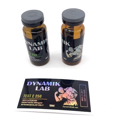 Test 250 Flesselabel 10 ml Flesselabel Sticker Printing Voor Olie Injectie Glas