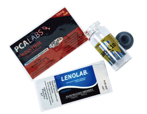 RX 10 ml flacon Etiketten Zilveren folie Metalen Sticker Printing Met gratis ontwerpservice