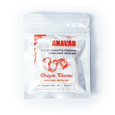 Aanbevolen persoonlijk flacon etiket Anavar Aluminium ZipLock zak met label sticker Hologram
