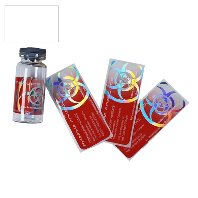 Druk glas 10 ml flacon etiketten Custom holographische etiketten voor 10 ml flessen