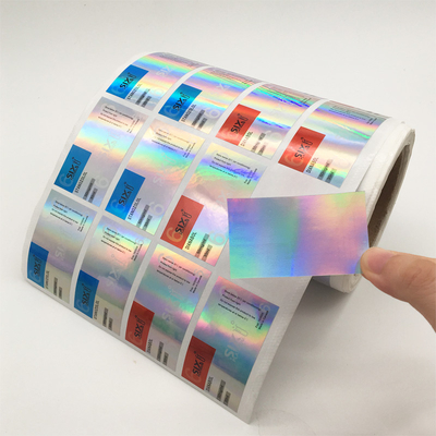 Druk glas 10 ml flacon etiketten Custom holographische etiketten voor 10 ml flessen
