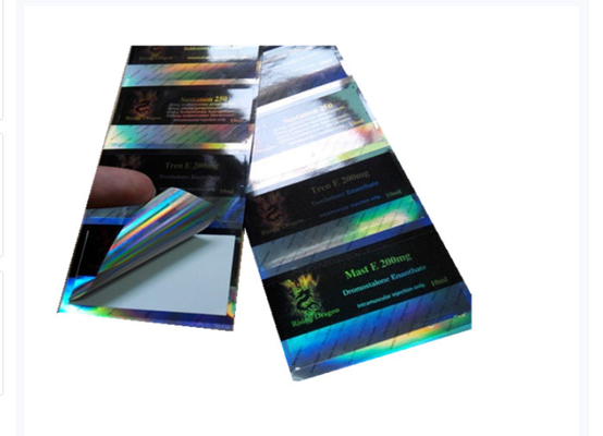 Waterdicht 10 ml flacon etiketten Gen Pharma Design Voor glazen flessen Verplaatsende hologrammedicine