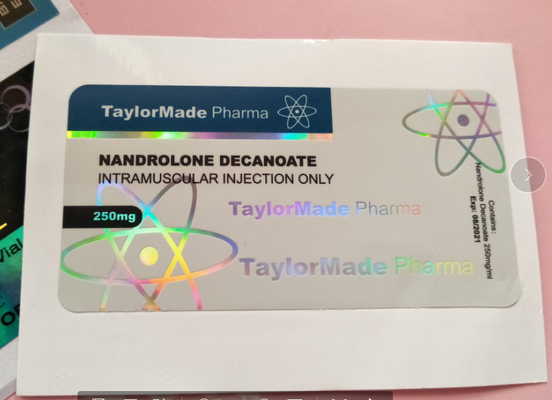 Anti-Fake Laser Holografische Injectieflacon Gebruik Geprinte Etiketten 10 ml Flacke Etiketten