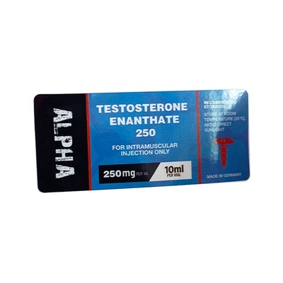Deca 250 mg farmaceutische injectie medicijnen glazen flacon etiketten 25x60mm laser hologram materiaal