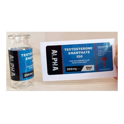 Deca 250 mg farmaceutische injectie medicijnen glazen flacon etiketten 25x60mm laser hologram materiaal