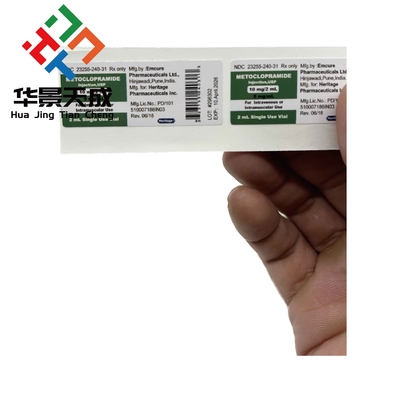 PVC 2 ml Peptide Fles Semaglutide Etiketten Bpc 157 Kleefmiddel Waterdicht