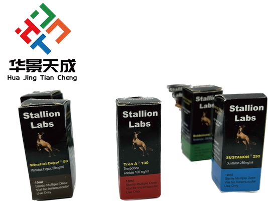 Test E Injectie Olie Hologram Etiketten En Dozen 10 ml Vial Doos Papier Verpakking