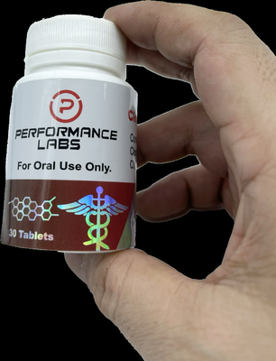 Anavar Oxandrolone orale tabletten Etiketten waterbestendig aangepast formaat Papieretiketten