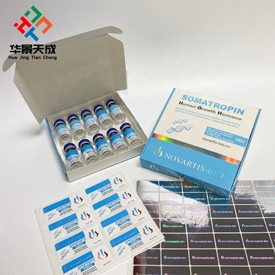 Sterk kleverig vinyl 2 ml flacon Peptide etiketten voor Tirze  Patide Aanpasbaar en duurzaam