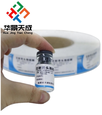 3 ml flacon Waterdicht apotheeklabel Afdruk op een rol voor 10 ml Steroïde flessen