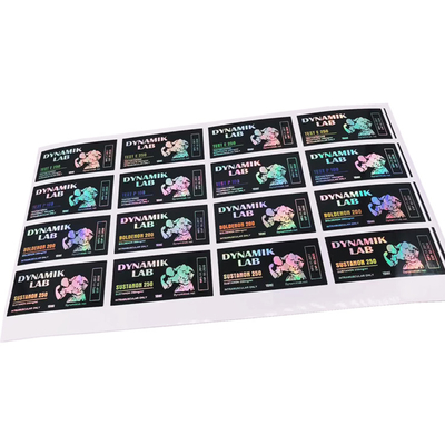 NANO P Sterk kleefmiddel Vinyl 10 ml flacon Etiketten Voor 10 ml steriele flacon Druk medische etiketten