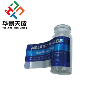 Op maat gemaakte 10 ml Deca Steroïde Olie Flakon Etiketten UV Printed Glossy Adhesive Sticker met Op maat gemaakte logo voor farmaceutische injecties