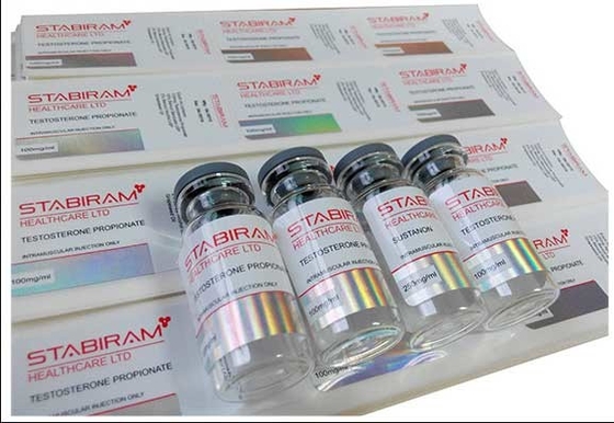 Multidosis 10 ml flacon Etiketten UV-druk voor glazen containers Nan Drolone Decanoate
