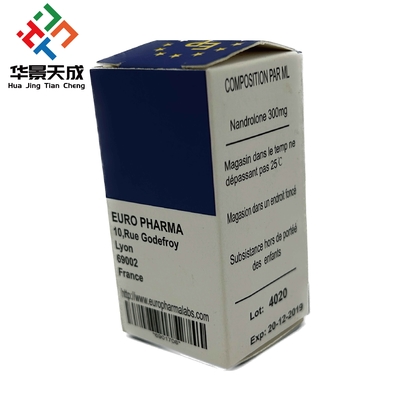Aanpasbare 10 ml flacon dozen Papier Glanzend Afwerking Voor Sterode Decavials Verpakking