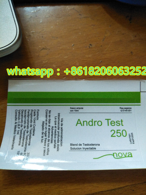 Androl Test 250 10 ml flacon Etiketten Steroïde Injectie Etiketten Met Hoogwaardige PVC Materiaal