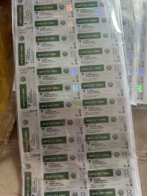 Tirzepatide 20mg 2 ML Peptide Vial Bottle Label  Sticker Printing