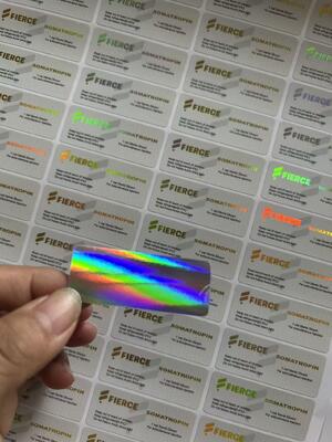 PT-141 2mg laser materail 3ml Peptide Vial Labels 