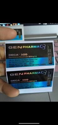 10ml Test E 250 Laser Matearil Labels Met Spier Man Logo