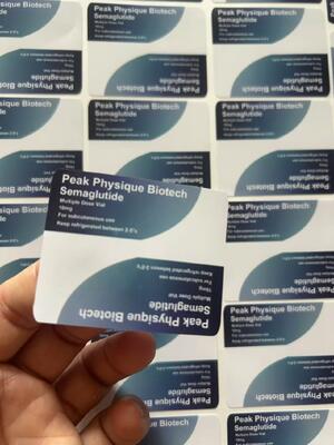 GHK-CU 10mg Pvc Self Adhesive Labels