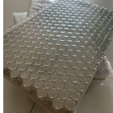10 ml doorzichtige glazen injectieflacons met deksels en stopjes