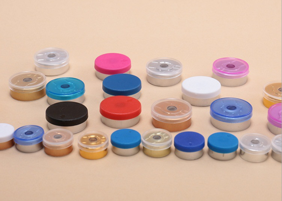 10 ml bruine glazen injectieflacons met deksel en stop